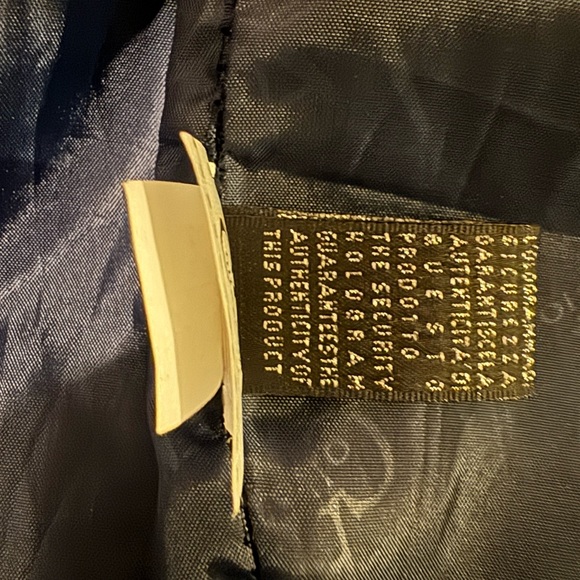 AUTHENTIC ARMANI Collezioni  Blue Suede Italian Jacket - Picture 6 of 16